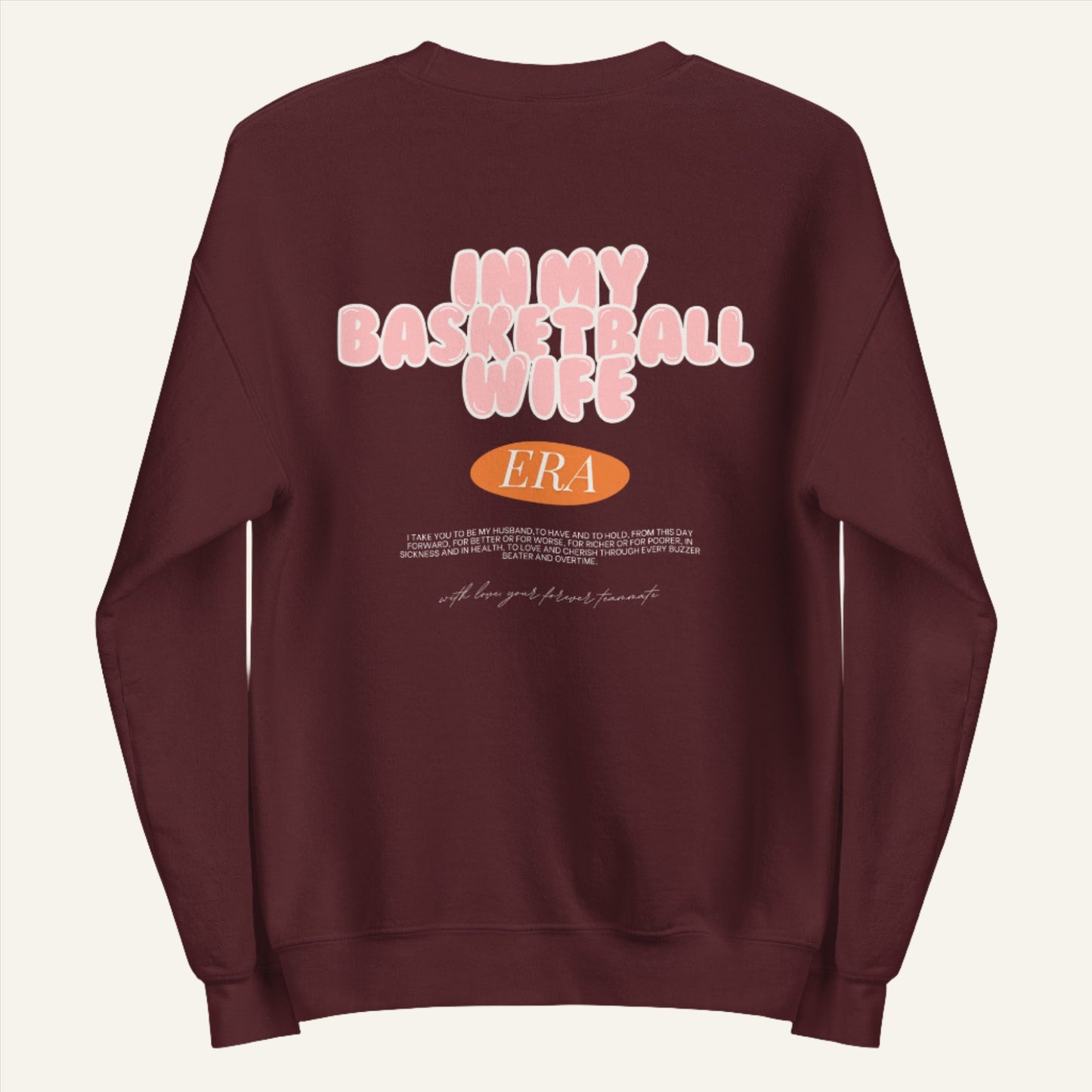 In My Basketball Wife Era Crewneck Sweatshirt