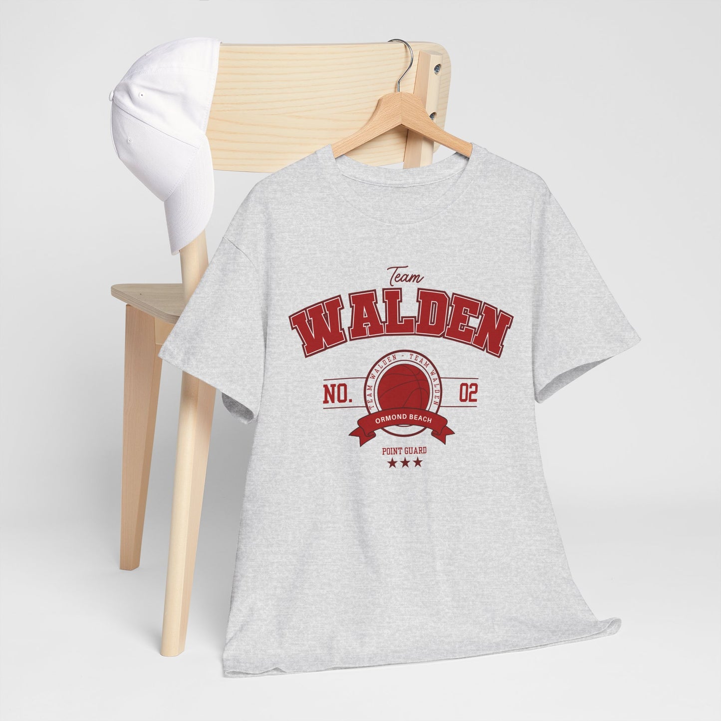 Personalizable Varsity Team Crewneck T-Shirt