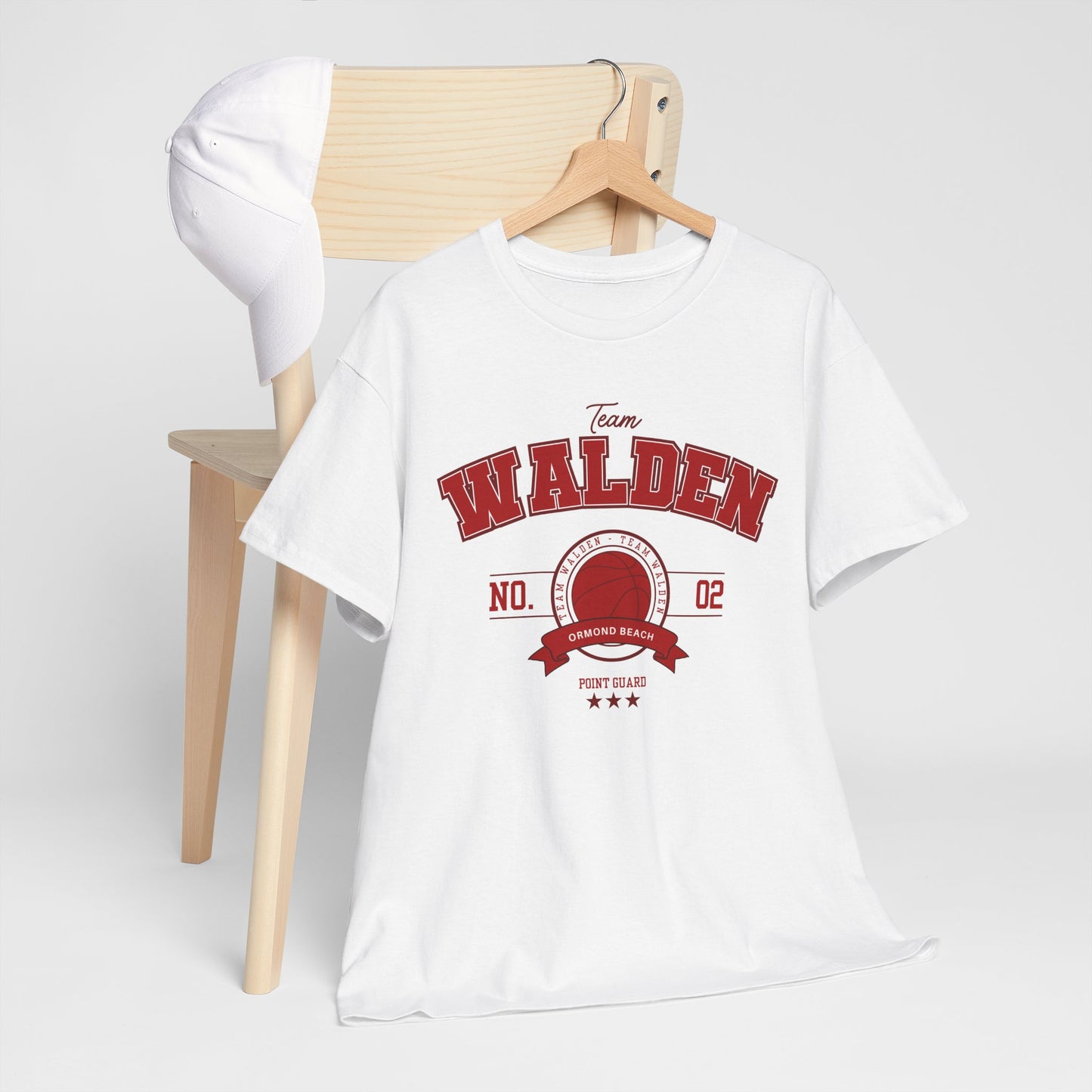 Personalizable Varsity Team Crewneck T-Shirt