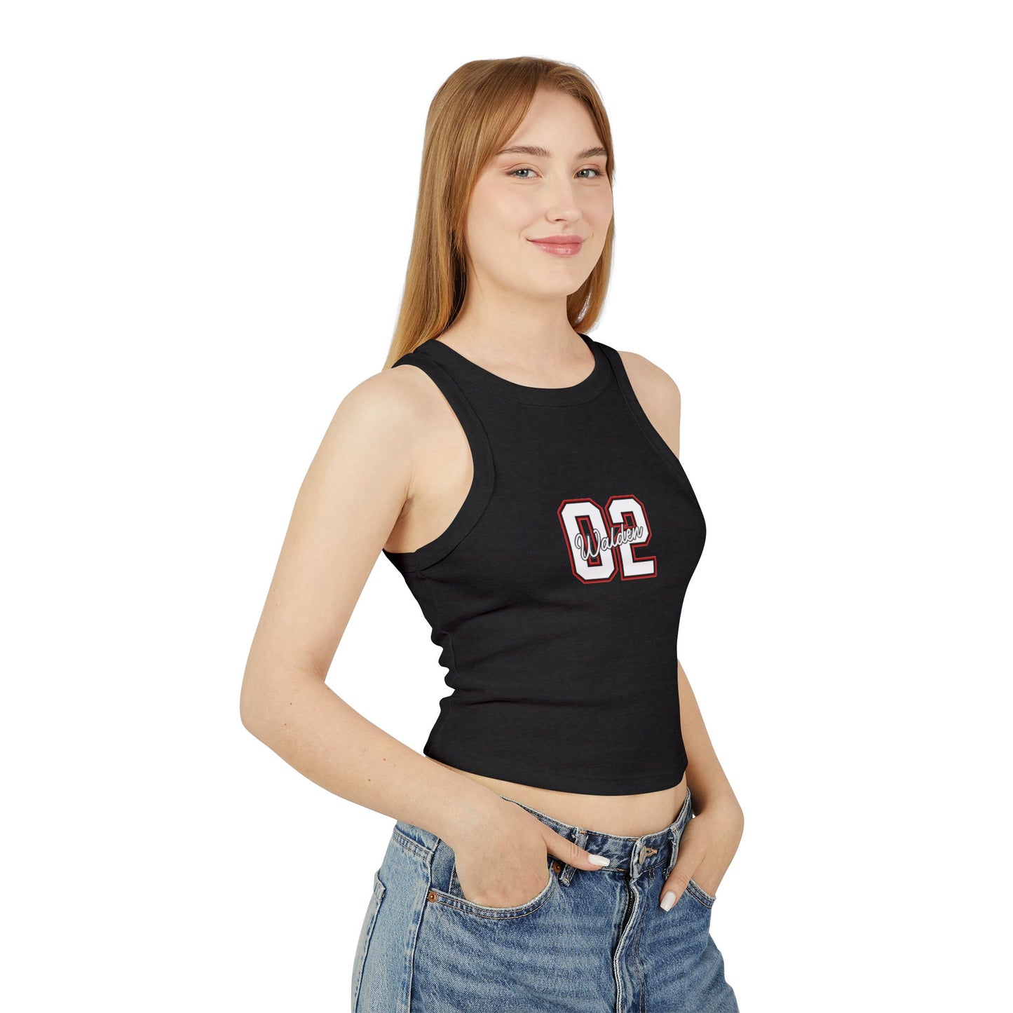 Women's Micro Rib Racer Tank Top
