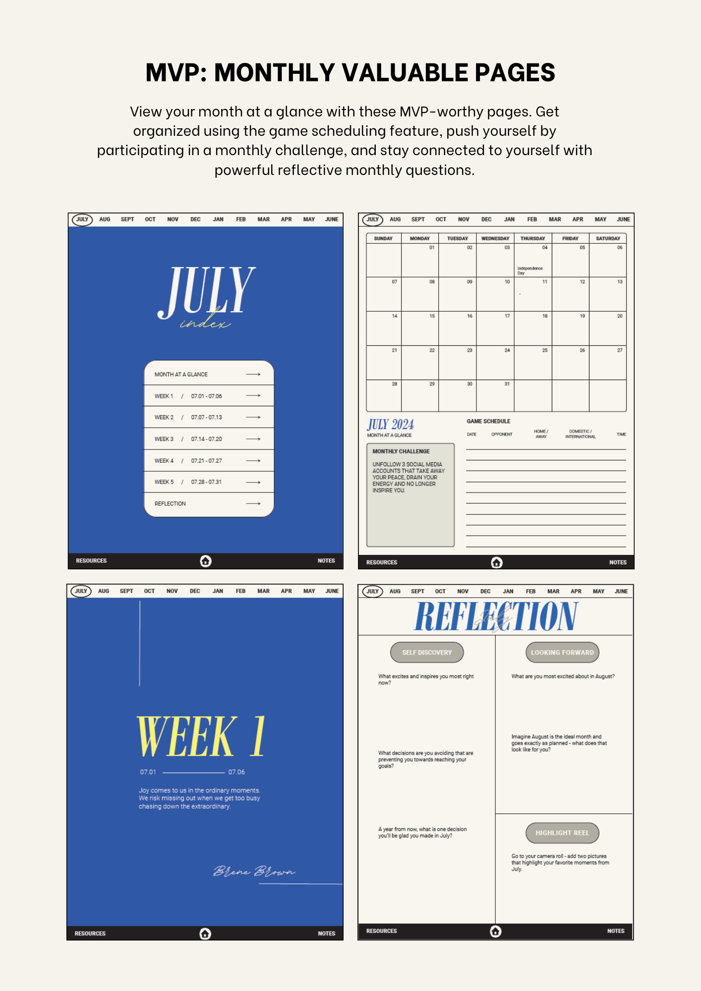 The Game Plan: The Overseas Basketball WAG All-in-One Digital Planner and Resource Guide