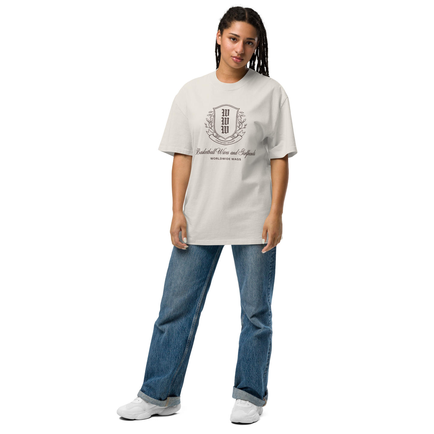 WWW - WAGs Crest Oversized Tee