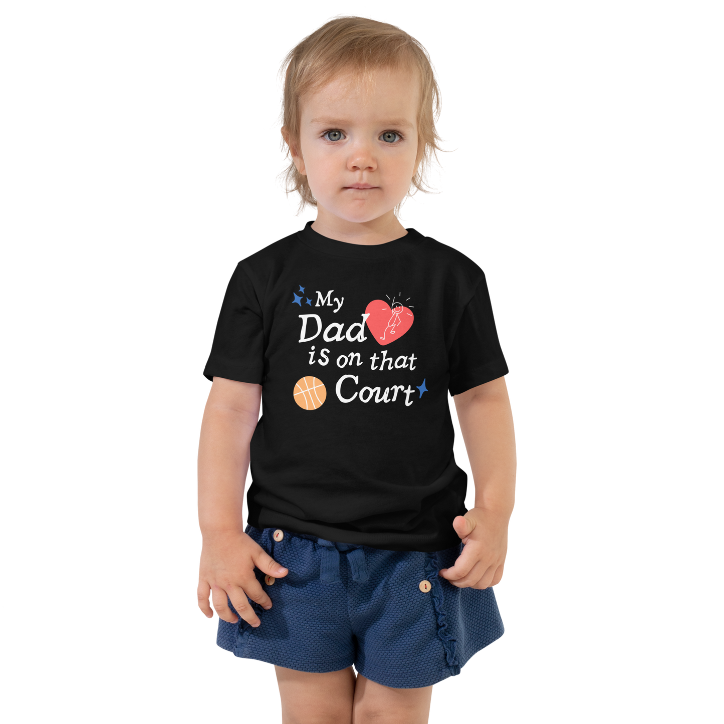 My Dad is on that Court, Toddler Tee