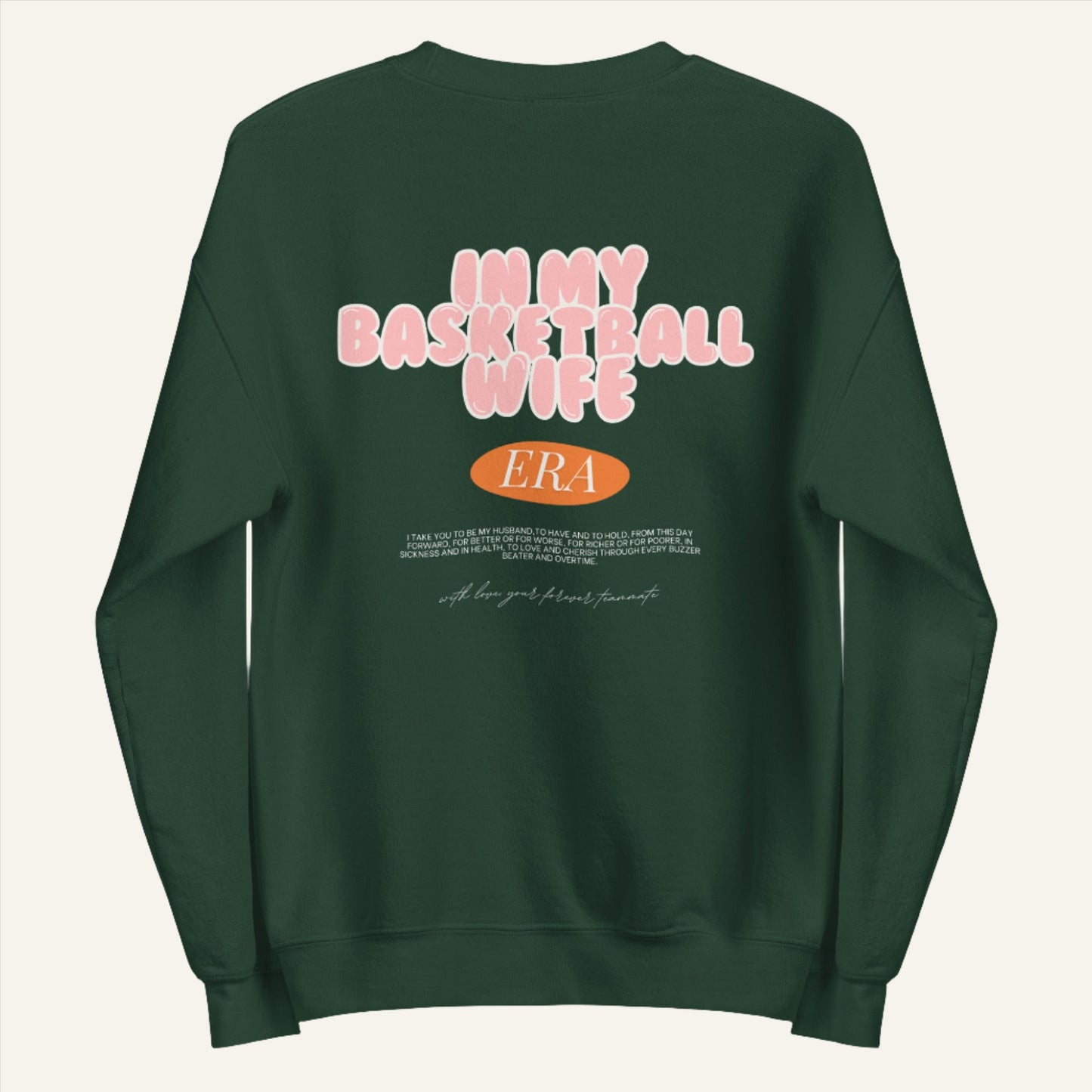 In My Basketball Wife Era Crewneck Sweatshirt