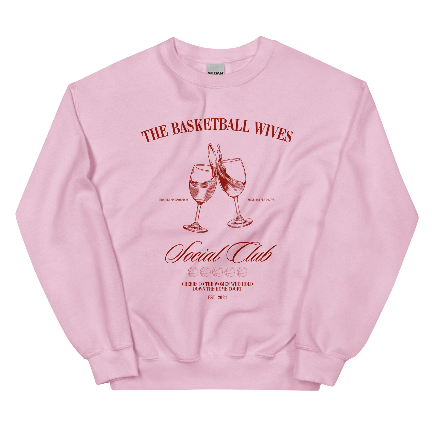 Basketball Wives Social Club Crewneck Sweatshirt