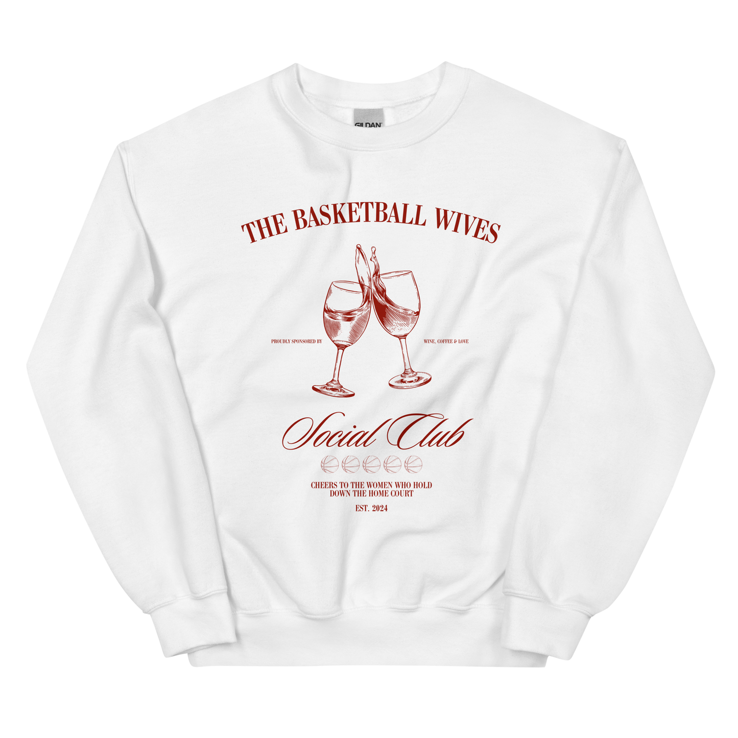 Basketball Wives Social Club Crewneck Sweatshirt