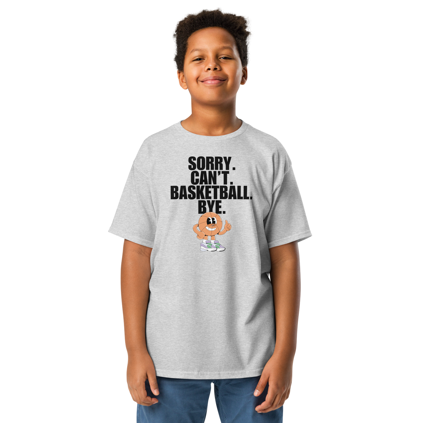 Sorry. Can't. Basketball. Bye. Youth Tee